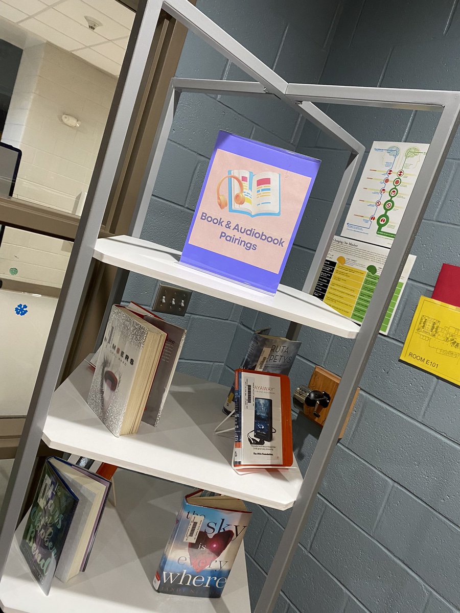 ECCALibrary's tweet photo. We are loving our new display shelving!  Come check them out!  #hvalibrary https://t.co/5nzwqTm7vf