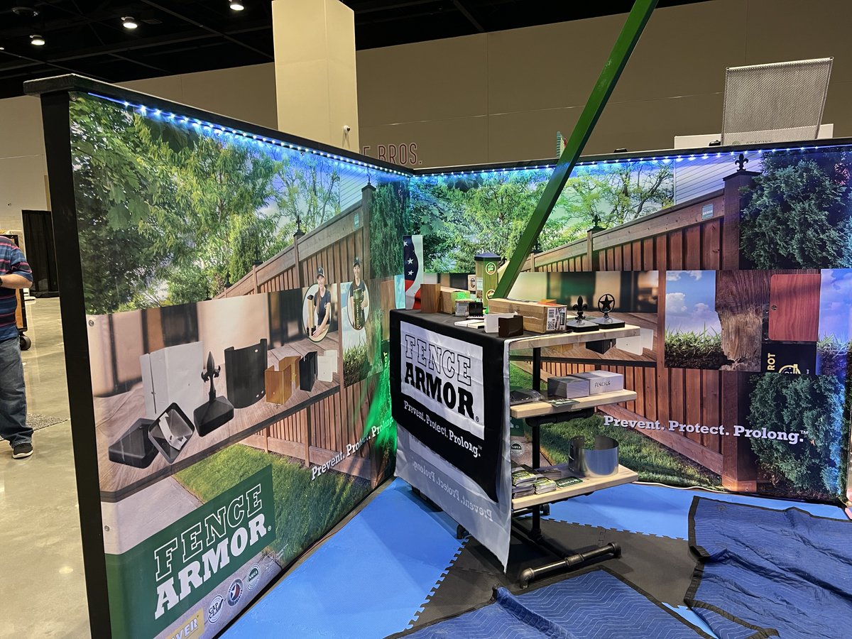 FenceArmorAl's tweet image. That is what we call a successful set up day in preparation for FenceTech 2023!! 

Stop by to see the Fence Armor team, alongside Mr. Fence Tools at booth #1943 this week.

#fencearmor #boothsetup #fencetech #fencetech2023