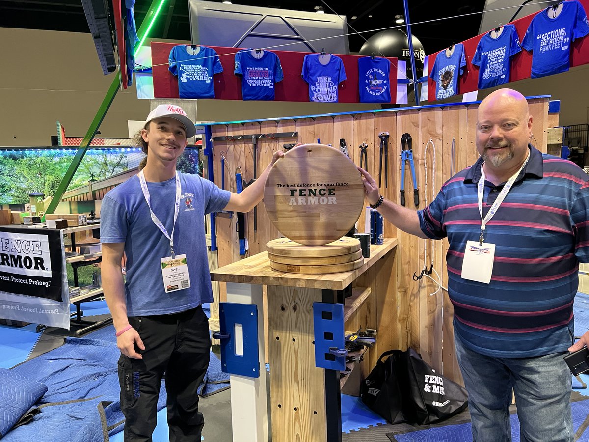 FenceArmorAl's tweet image. That is what we call a successful set up day in preparation for FenceTech 2023!! 

Stop by to see the Fence Armor team, alongside Mr. Fence Tools at booth #1943 this week.

#fencearmor #boothsetup #fencetech #fencetech2023