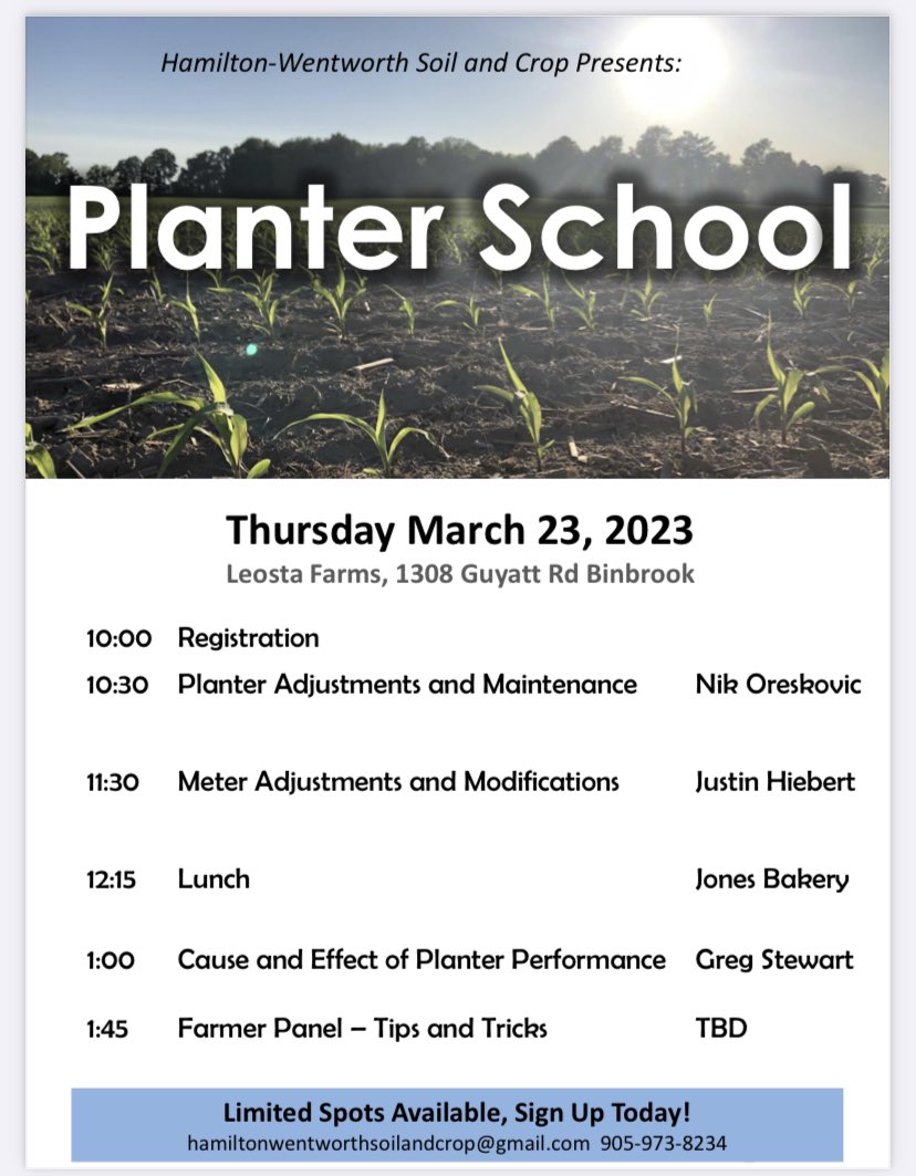 Tired of winter? Sign up for  <a href="/HamiltonSCIA/">SCIAHamiltonWentworth</a> planter clinic! 
#ontag <a href="/GHSCIA/">GoldenHorseshoe SCIA</a>