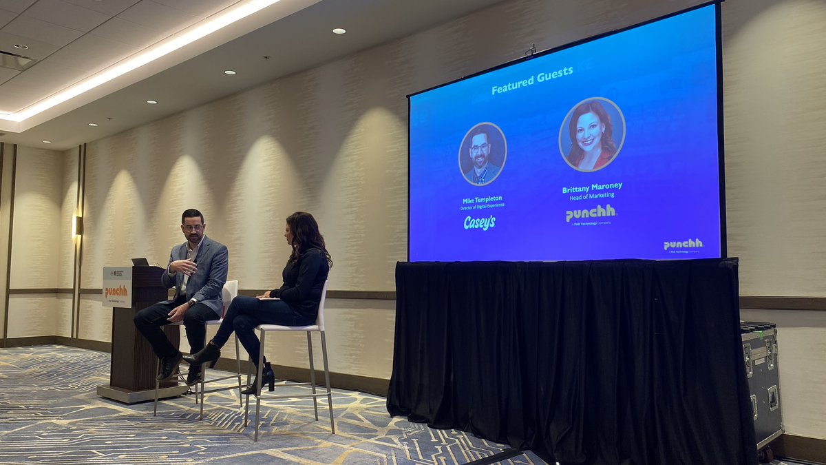 Great discussion on loyalty programs: make your team members advocates for the products you offer deals on. @CRU_Conference