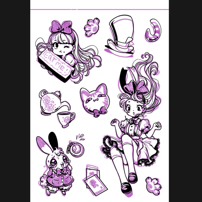 Very behind on work this month because I've had multiple deadlines and had to go to several doctor visits so I'm not done with this yet but today is the last day to secure a slot!! 