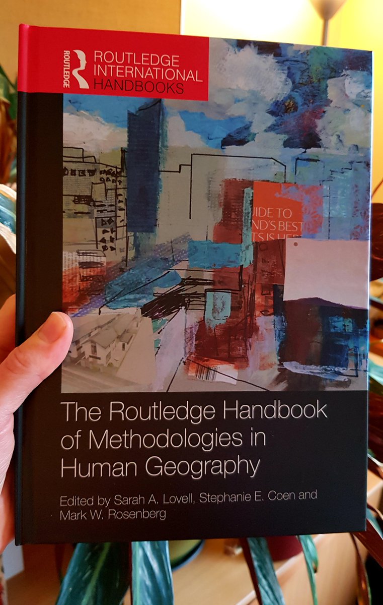 In the flesh! !😲🥹🤯 Our Routledge Handbook of Methodologies in Human Geography is heeeeeeere!!!!!🤩 🙌Thanks again to all of our 66 contributing authors who made it possible!✍️📖

🔗routledge.com/The-Routledge-…
