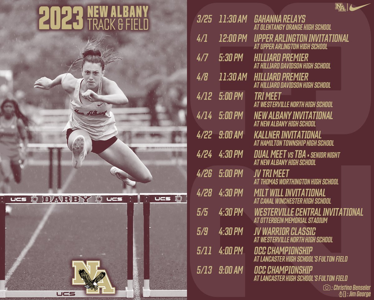 nahssportsphoto's tweet photo. Spring Sports Schedules!

@NewAlbanyTFCC 
@napls_athletics https://t.co/awJdgKOevC