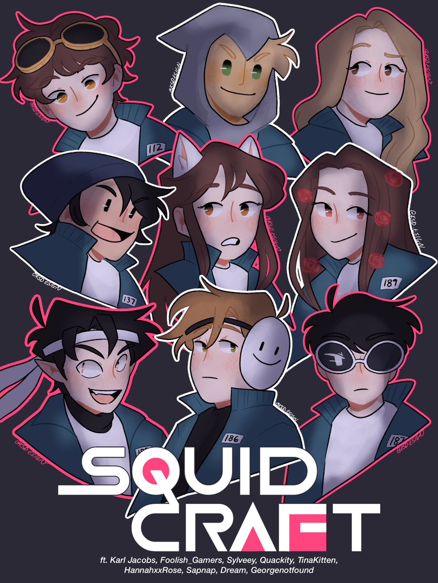 squid craft games day 1: survived

#SquidCraft2 #dreamfanart #sapnapfanart #georgenotfoundfanart #quackityfanart #karljacobsfanart #foolishgamersfanart #Tinakittenfanart #sylveefanart #hannahxxrosefanart