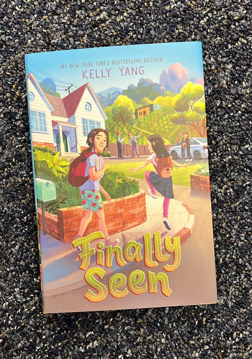 So happy this new book by @kellyyanghk got delivered before lunch so we could start it today! #readaloud #5thgrade #finallyseen