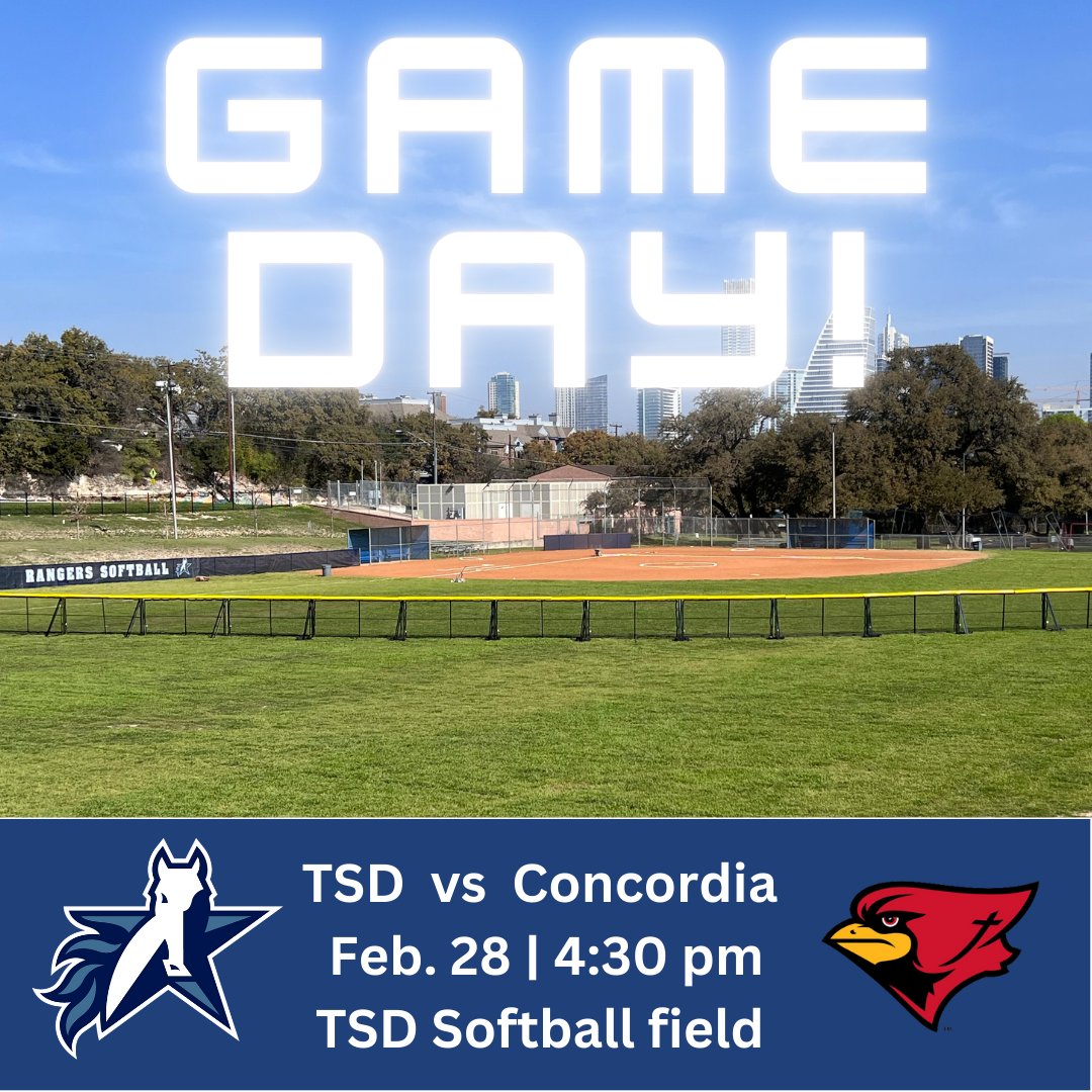 Get ready, it's game day! Texas takes on Concordia High School today at 4:30 pm. Let's show our team some love and cheer them to victory! 🥎🔥 #GameDay #SoftballFever"