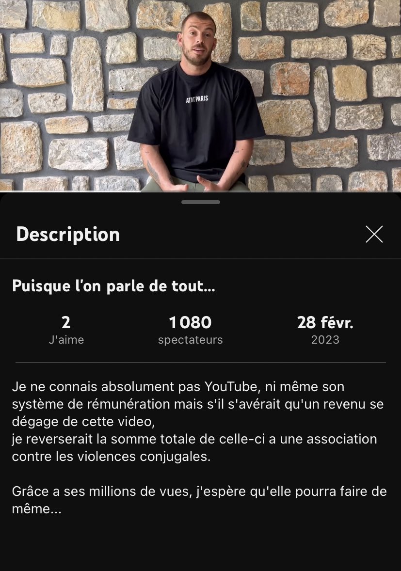 Ju_Zic's tweet image. La vidéo YouTube de Julien Bert on souffle fort et la description mais le culot ?????