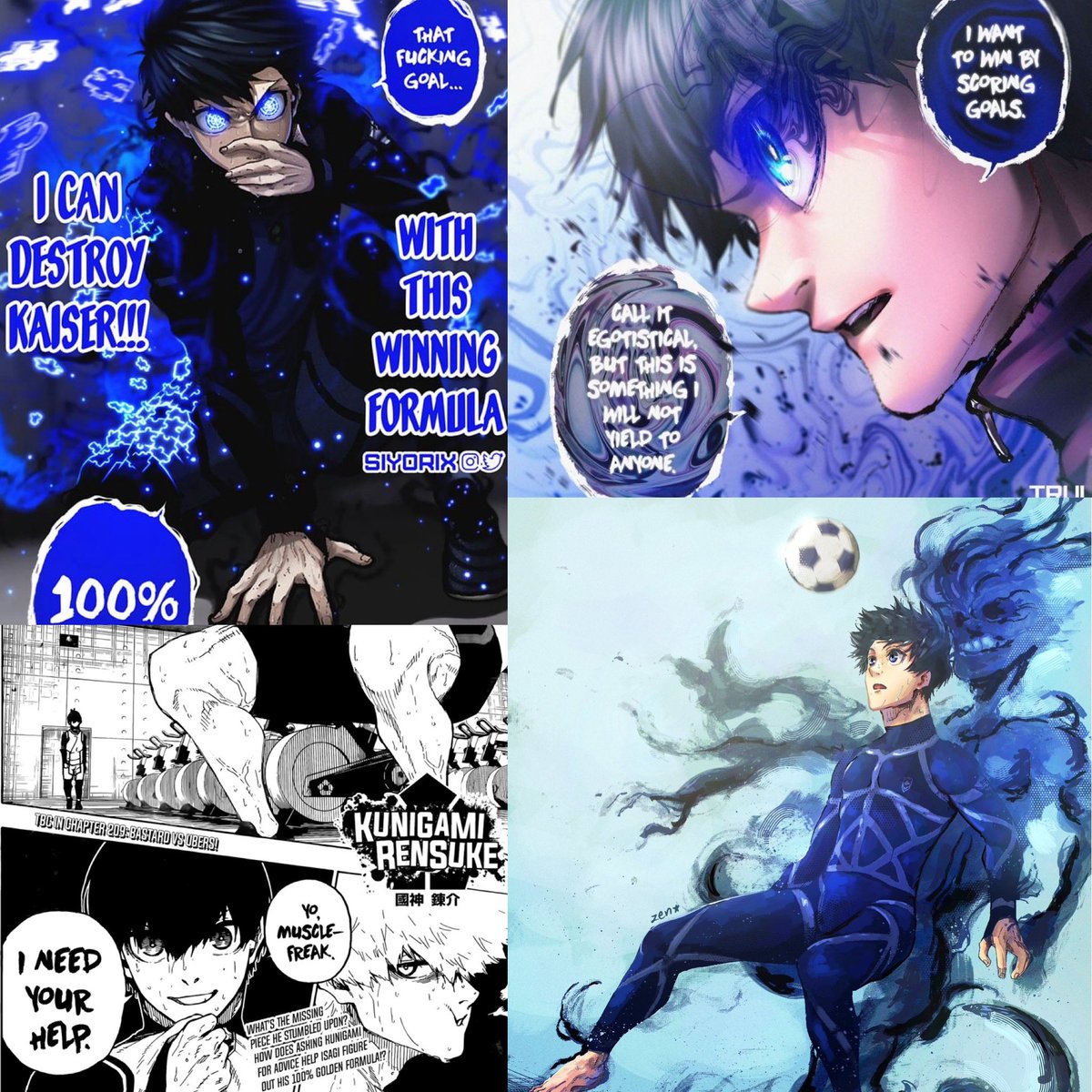 DbsContents's tweet photo. Isagi finna go mf crazy😭 Worldwide ppl been callin him the “heart of Blue Lock” while his team mates consider his style of play out of this world, but this mf yet again has found a “piece” to defeat Kaiser by askin Kunigami for help😳 Homie finna buff UP🔥#bluelock #bluelock208 https://t.co/JbESVTZcpY