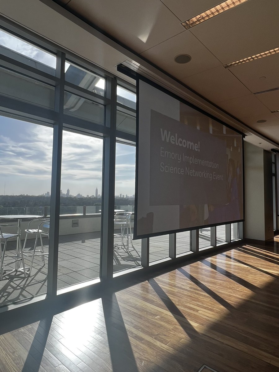 Happening now! 

Join us for the Emory Implementation Science Networking Event!  

Located in the Claudia Nance Rollins Building, 8th floor (Klamon’s Rm)