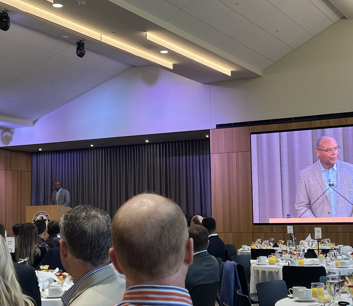 CoachCruz1's tweet photo. Blessed to be able to attend the @FCASanAntonio Champions Breakfast this morning. Encouraged by @MSing50official’s testimony and call to action. https://t.co/qBhFMpsZ3w