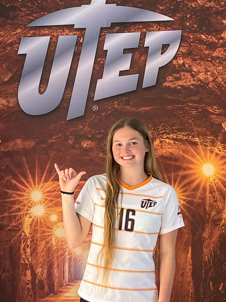 I am extremely blessed and excited to be announcing my commitment to play D1 soccer and further my education at The University of Texas at El Paso!! I would like to give a big thanks to my parents, coach’s, and loved ones for always believing in me, most importantly God!! #miners