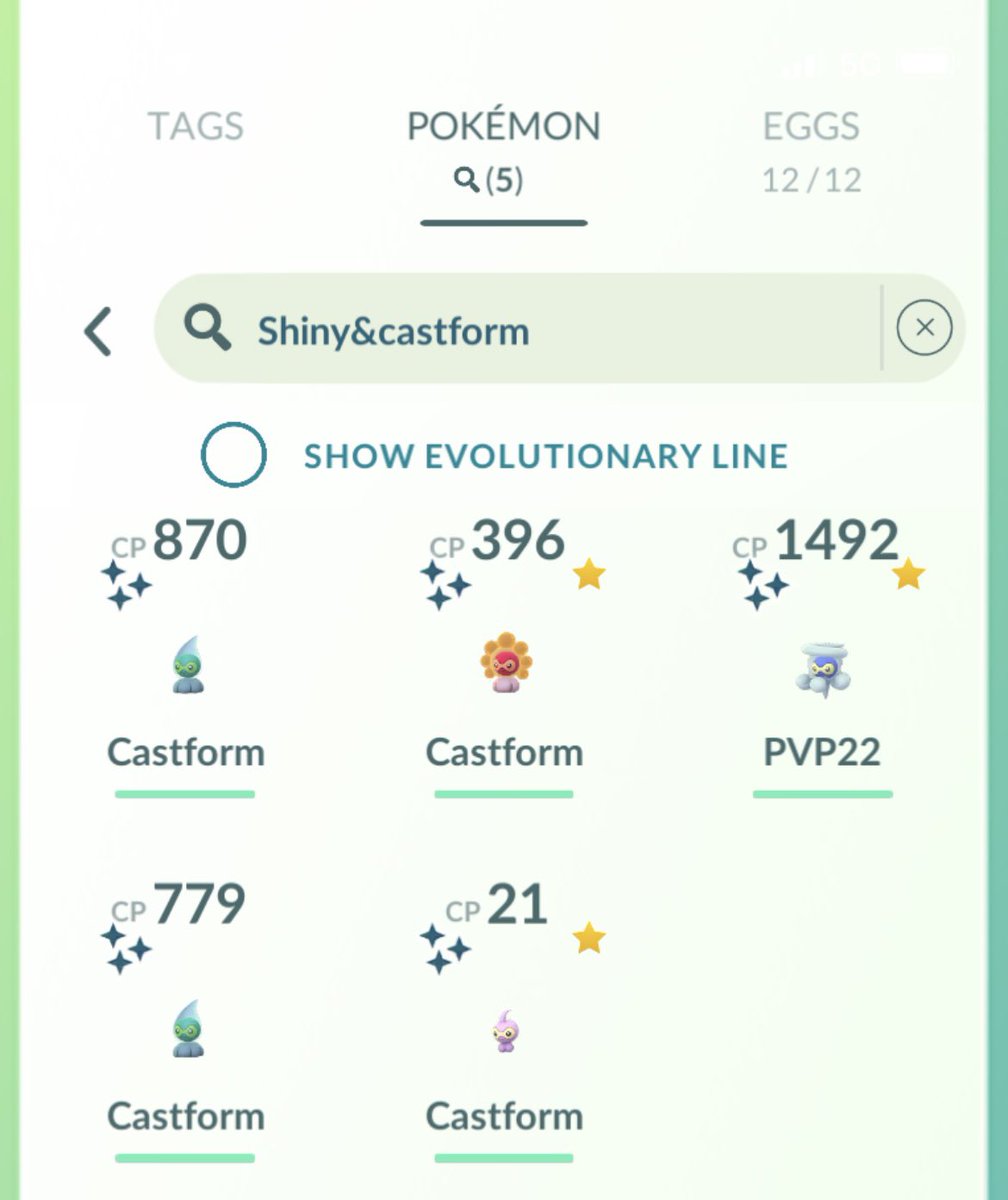 BoonSlevin's tweet image. Complete set

#PokémonGO #Castform