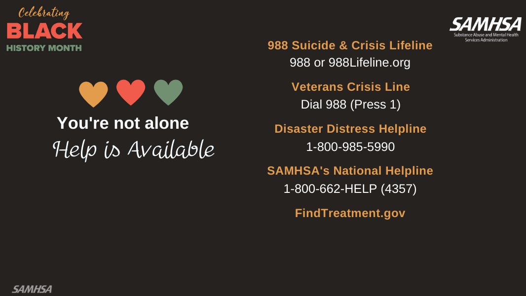 HHS.gov on Twitter "I’m signing off now. Please visit http//samhsa