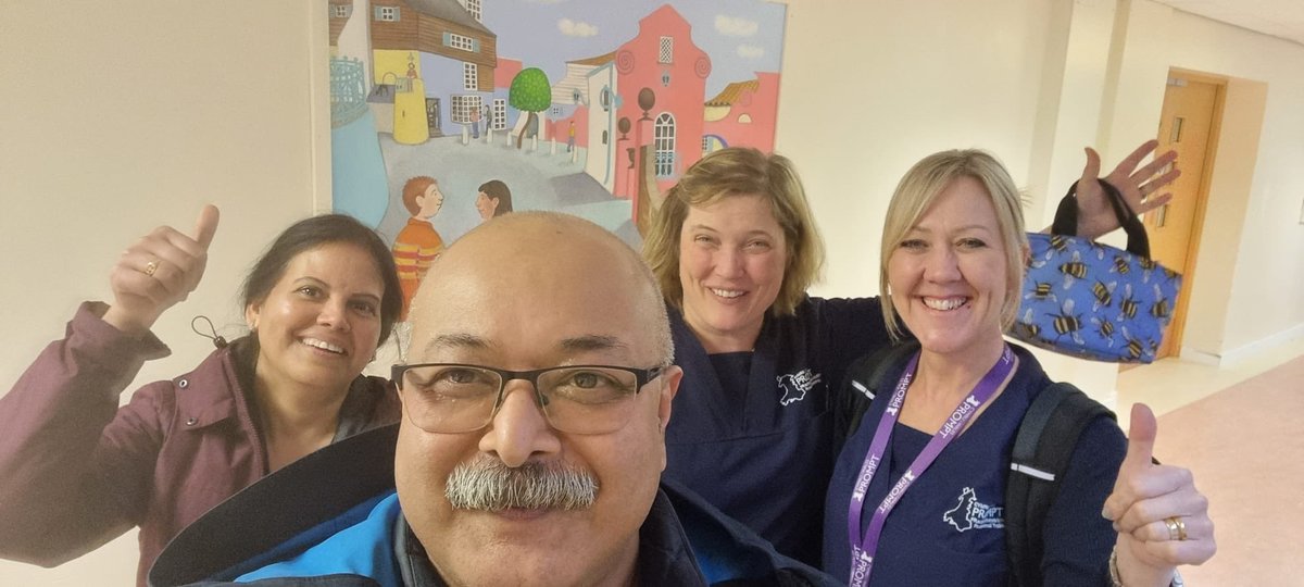 sarah_hookes's tweet photo. A super day spent with my @BetsiCadwaladr colleagues @ Ysbyty Gwynedd today. A faculty dedicated to providing high-quality authentic PROMPT training #proud @Bec906 @NiladriSengup15 @PromptWales @KarenRob25 @EleriP @siansrobs @JonathanWebbWRP @NWSSP @cath_pritchard @SarahLMorris13 https://t.co/h9C0BINGX7