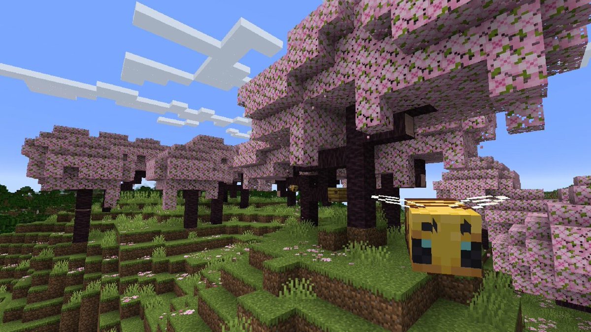hufverse's tweet photo. Novedades de Minecraft 1.20! Van a añadir un bioma de cerezos, flores y un nuevo tipo de madera. Ya sabemos cómo va a acabar la Towny de Asgard #minecraft #minecraftesp #minecraftmemes #minecraftserver #minecraftjava https://t.co/OxqrETQeMa
