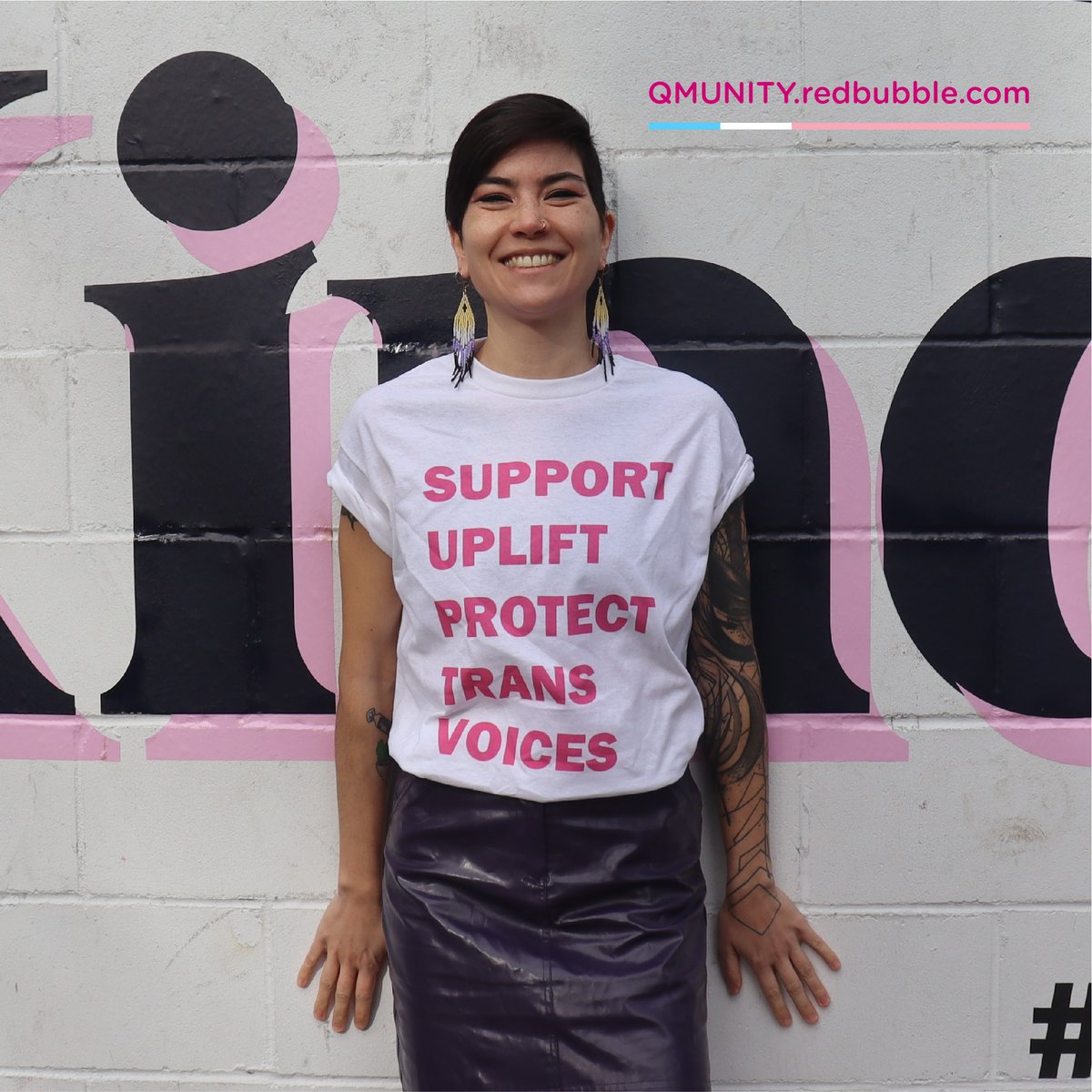 We're excited to launch our online shop with our first collection featuring items in support of #transdayofvisibility 🏳️‍⚧️ coming up March 31st. 100% of profits go directly to providing 2SLGBTQIA+ folks with programs and services in BC. Visit our shop today QMUNITY.redbubble.com