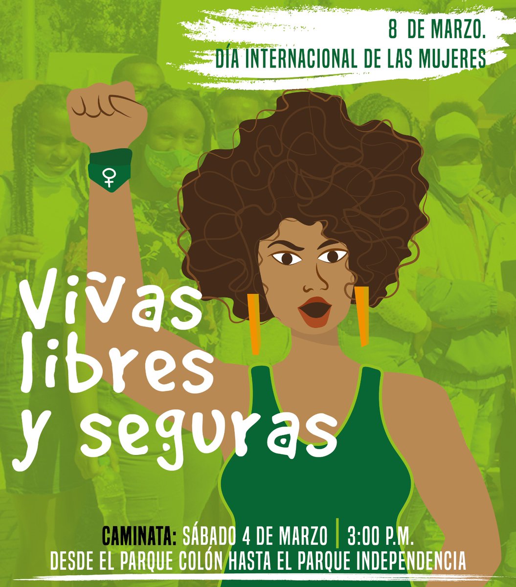 Este sábado 4 caminemos por el Día Internacional de la Mujer 8 de Marzo