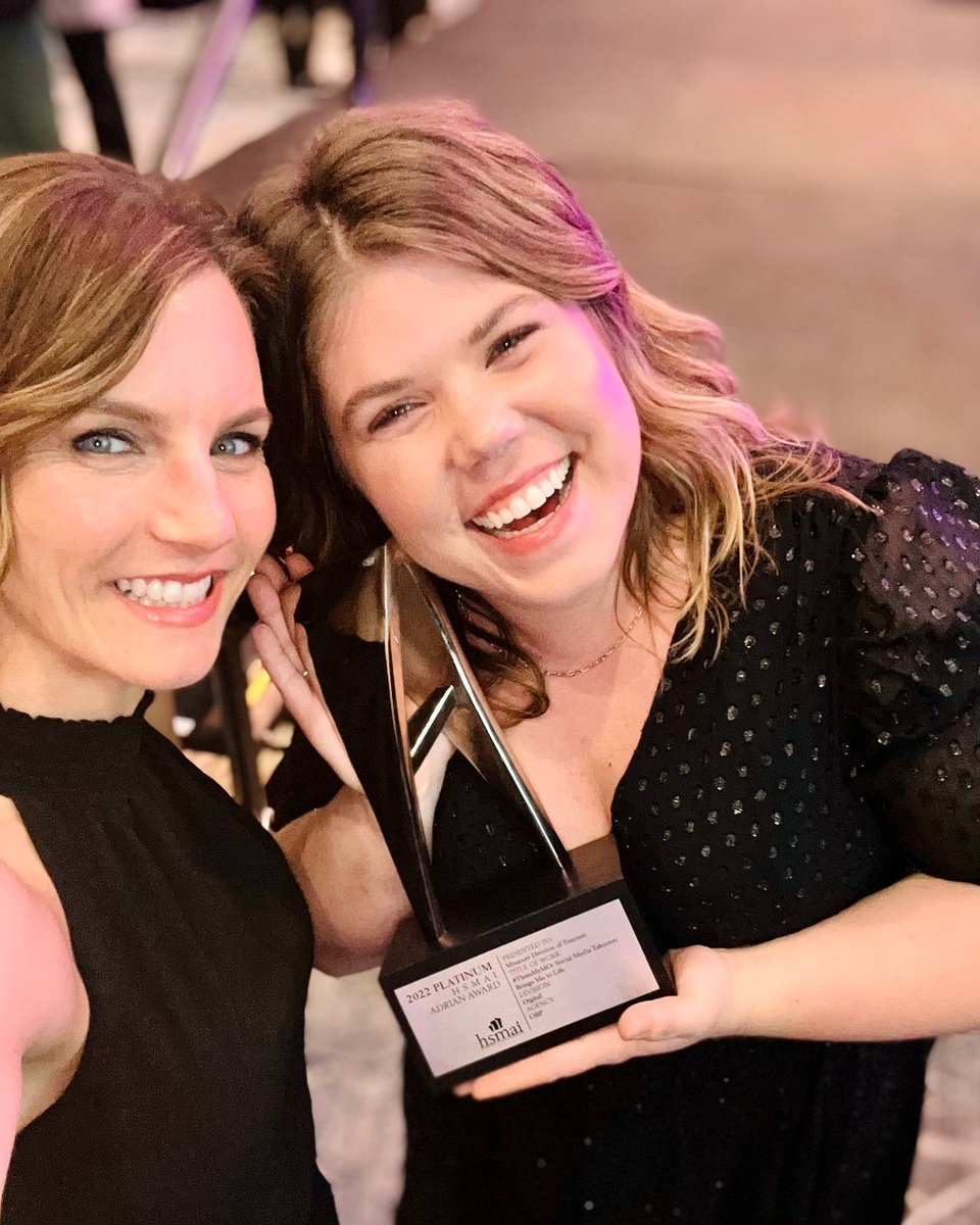 For 65 years the @HSMAI #AdrianAwards have honored excellency in travel marketing, and last week on behalf of our client partner @VisitMO we joined that legacy. ⭐️

PLATINUM & GOLD: #ThatsMyMO Social Media Campaign

Find your M-O 👉 visitmo.com/thats-my-mo