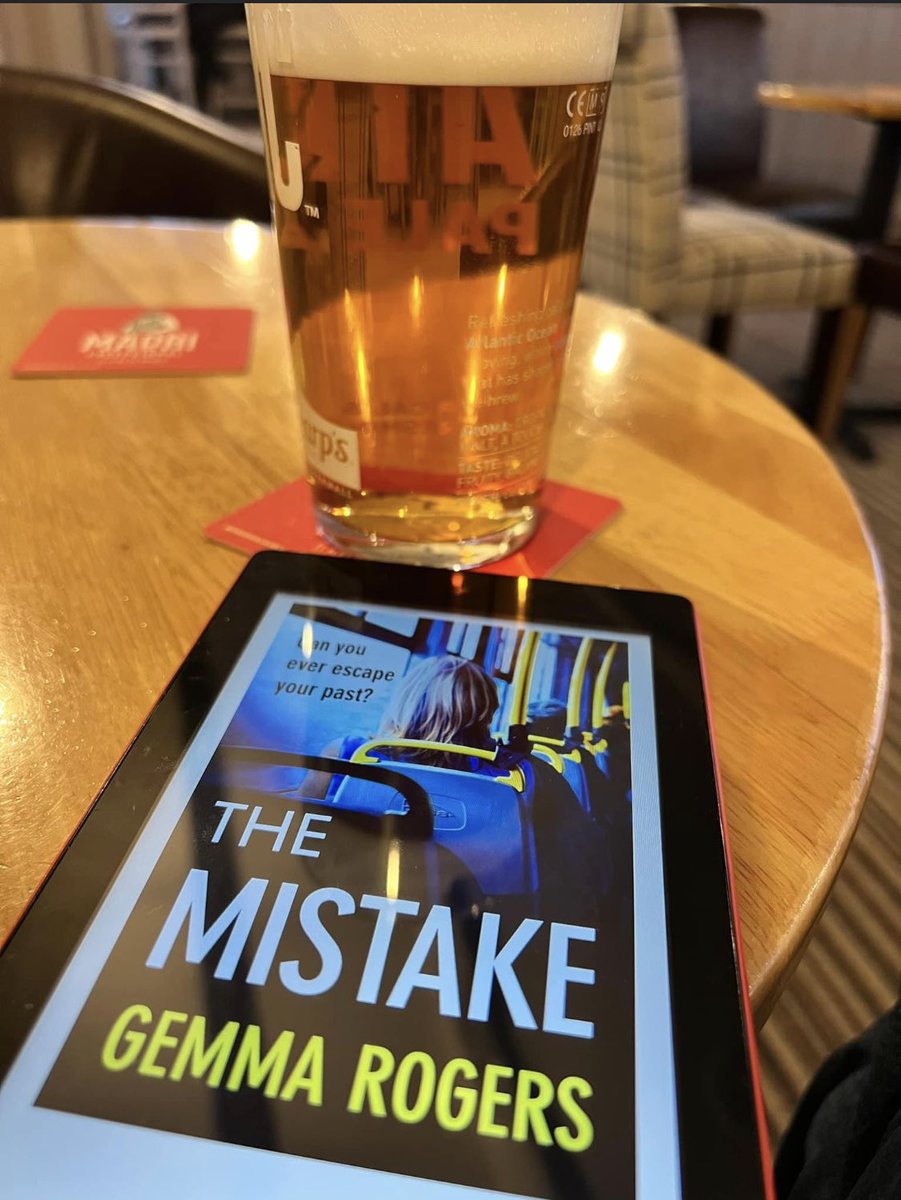 Saw this photo on the Facebook UK Crime Book Club, a man, his pint and my book!