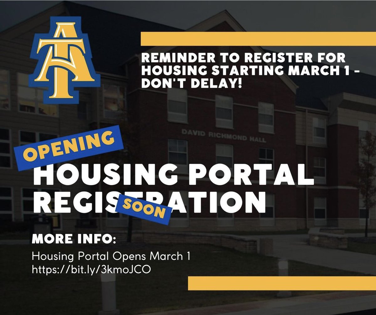 North Carolina A&T on Twitter "Reminder The NCAT returning student