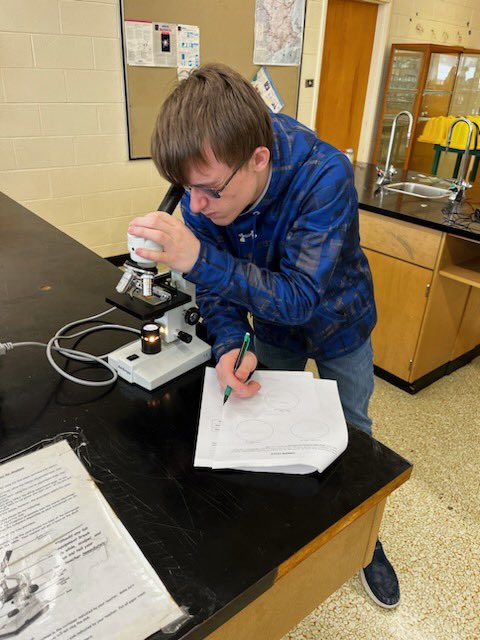 Simonds_HS's tweet image. These savvy scientists are all business in the lab as they explore plant &amp;amp; animal cells and variables! 🧬🦠🔬 #studentsinSTEM #science #highschool