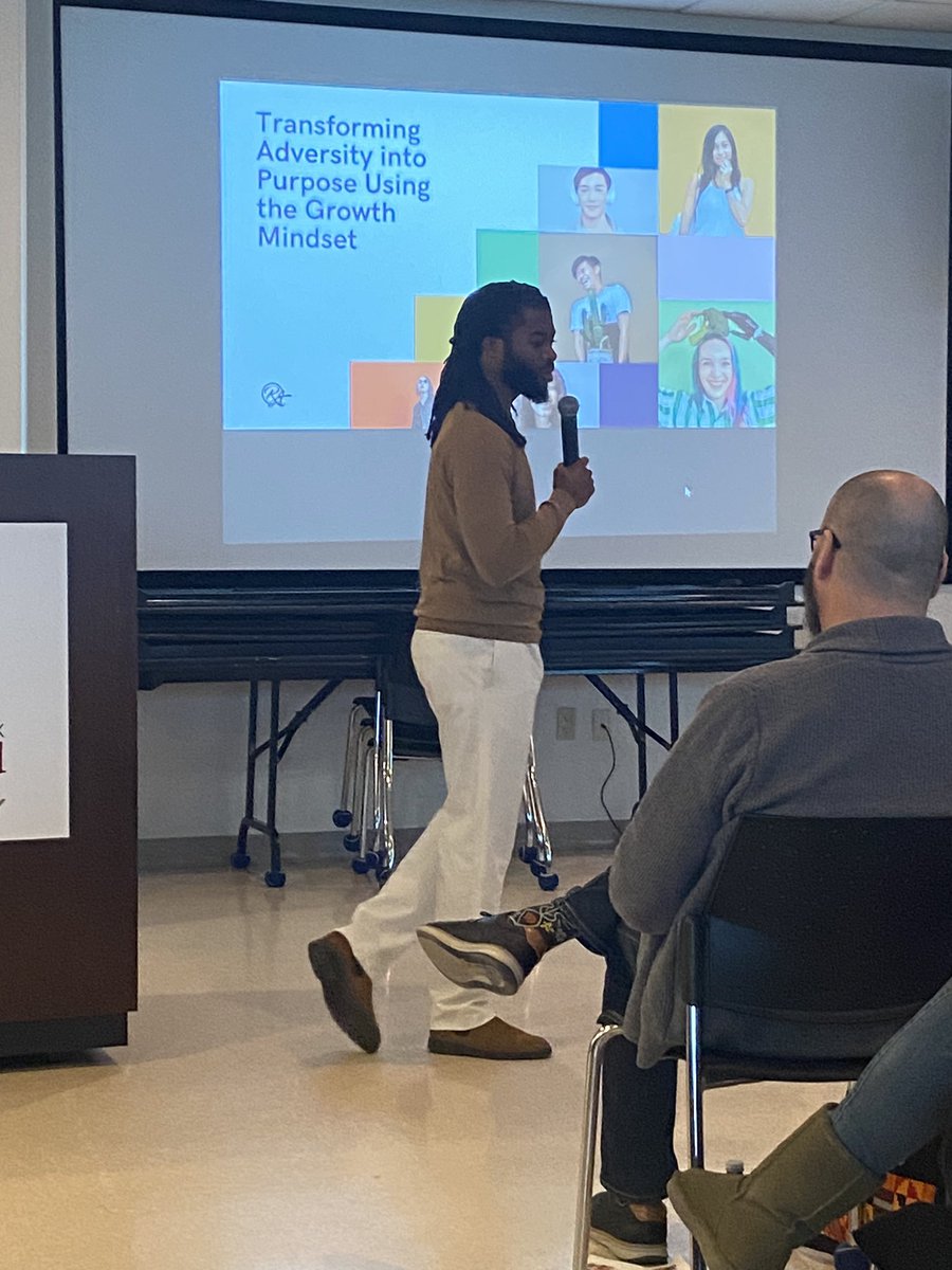 “We are agents of change” 🤩
<a href="/RandellAdjei/">Mr. RISEn One</a> was energizing &amp; impactful speaking about #authenticity, #GrowthMindset, &amp; creating a safe space <a href="/WindsorEssexCAS/">WindsorEssexCAS</a>
#BlackHistoryMonth