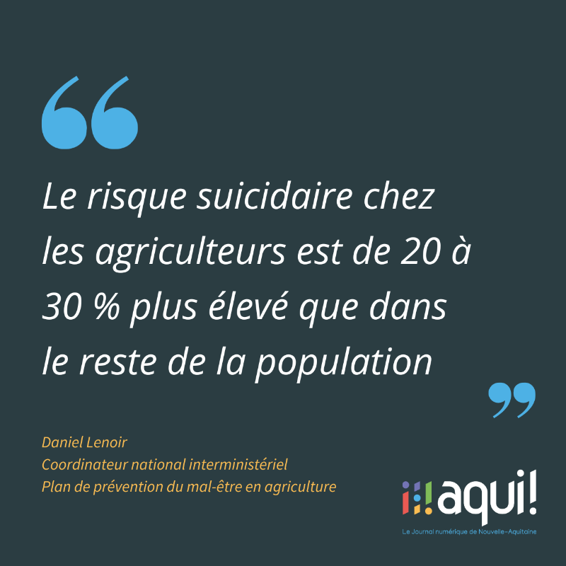aqui_fr's tweet photo. Des sentinelles vont être déployées pour orienter et accompagner les #agriculteurs en situation de mal-être. 
L’objectif est de lutter contre le risque #suicidaire chez une catégorie professionnelle bien plus exposée que la moyenne.

@msa_actu 
@SolPaysans