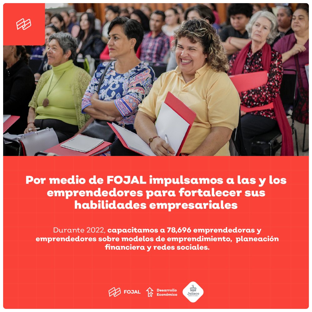 SedecoJalisco's tweet photo. 👨💼 Con las capacitaciones que brinda #Fojal apoyamos a la comunidad emprendedora en su camino hacia el éxito.
Si tú también quieres participar en nuestros cursos para consolidar tu empresa, 🖥️ ingresa a https://t.co/cb6kLNzxFQ y conoce la oferta disponible. https://t.co/C4AJEegO8B