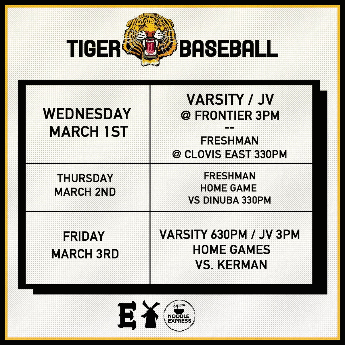 Edison Baseball (@edisontigerbb) / Posts / X