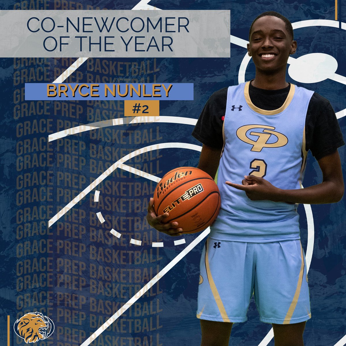 TAPPS 4A District 1 

Co-Newcomer of The Year

2025 G Bryce Nunley <a href="/281Juice/">Bryce Nunley</a>