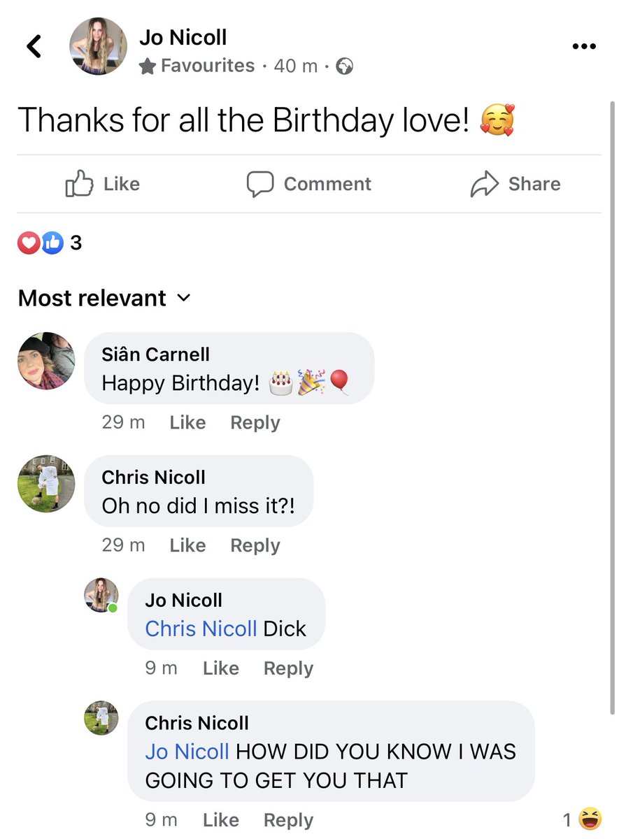 Made her day.