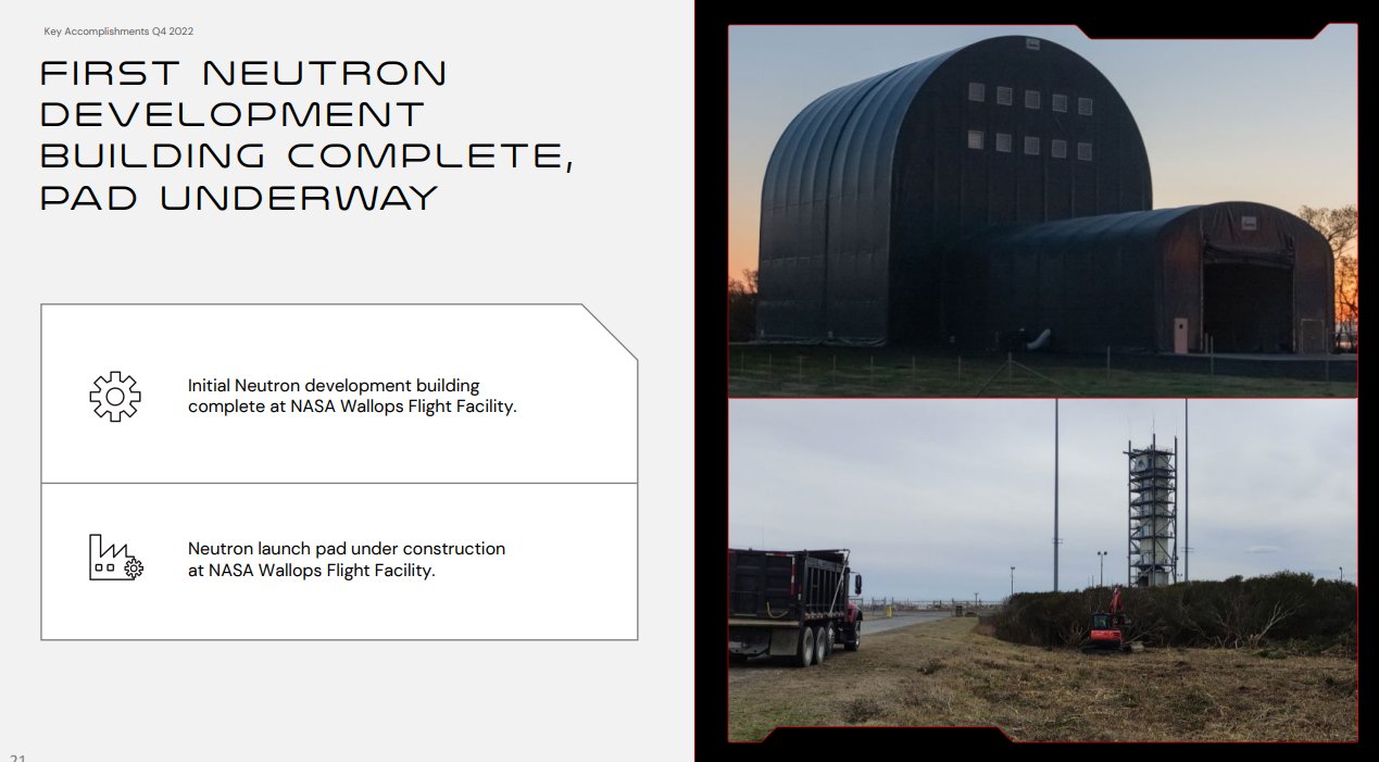 Michael Sheetz on Twitter "Rocket Lab RKLB work on Neutron continues