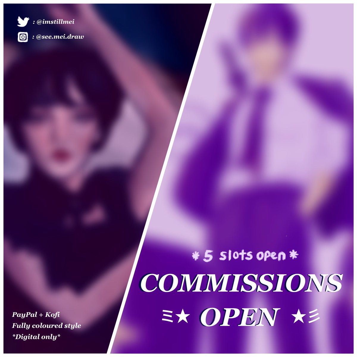 imstillmei's tweet photo. Commissions are open !! Send me a DM if you have an questions or concerns ☂️✨ https://t.co/eD3s9fLcCq