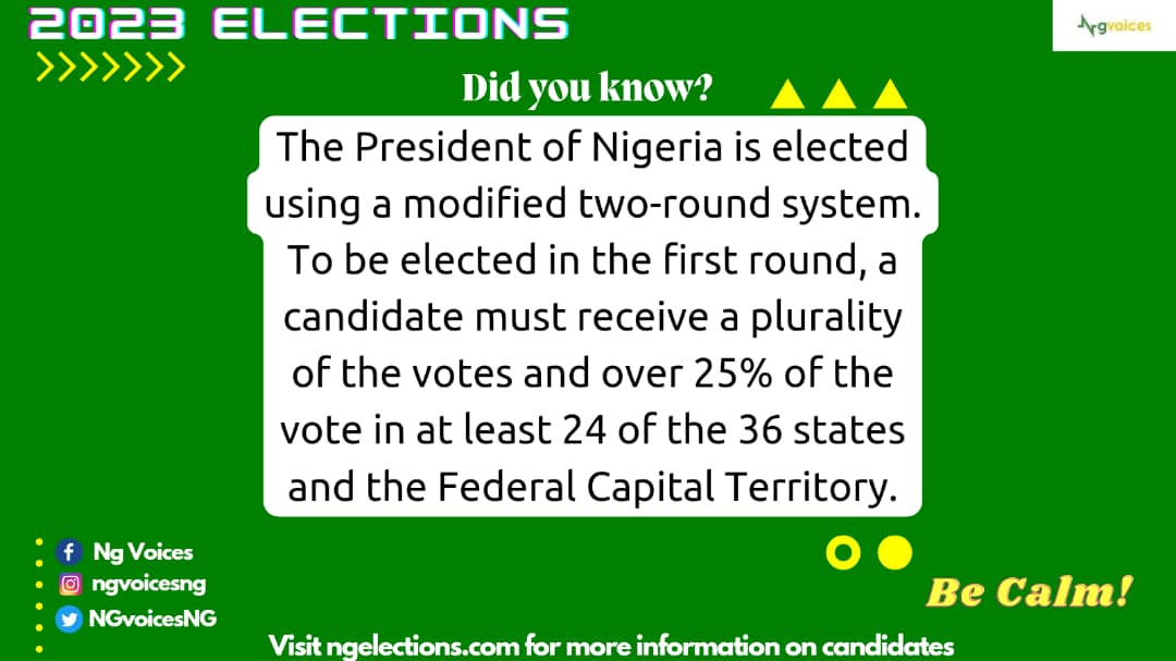 NGvoicesNG's tweet photo. Stay Calm!
#electionresults2023 #INECElectionResult #2023GeneralElections #NigeriaDecides2023 #NigeriaDecides #vote #Nigeria https://t.co/I9R4dslkvT