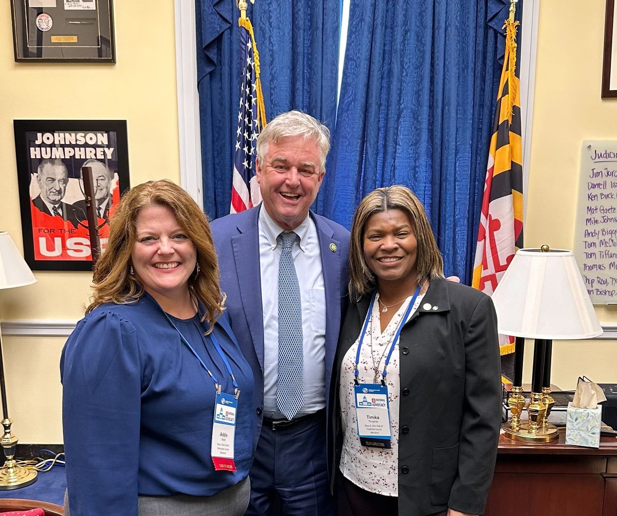 RepDavidTrone's tweet image. I was excited to host @BGCA_Clubs and my friend and CEO of @BGCWC_MD Addie Nardi in my Capitol Office today to discuss how - working together - we can build a brighter future for America&apos;s children. I proudly delivered $4 million in #CommunityProjectFunding to help do just that.