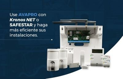 SolutecLatam's tweet photo. Los paneles de alarma inalámbricos AVAPRO tienen compatibilidad avanzada con las aplicaciones de monitoreo Kronos NET y SAFESTAR. https://t.co/IxqTlAxJiu