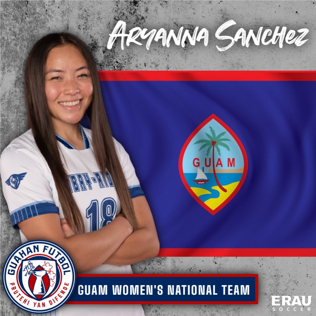 ERAUAZWSoccer's tweet photo. Not that this is a surprise, but we now have a national teamer on the squad! Congratulations to our own @aryanna_sanchez for being named to the @GuamFootball WNT! ⚽️🦅💙💛+🇬🇺❤️=💪🏼 https://t.co/Yi2kP7XUiP