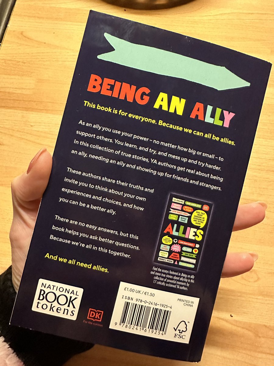 LOVE that one of the #WorldBookDay2023 free books for kids is this. Love even more that I could buy a copy for myself. Because we can all, always, try harder to be better allies.