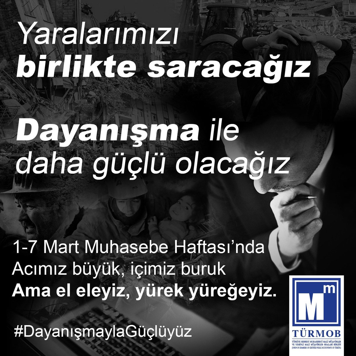 tayfun_6001's tweet photo. Yaralarımızı Birlikte Saracağız
Dayanışma ile Daha Güçlü Olacağız…
#MuhasebeHaftası
#türmob
#DayanışmaylaGüçlüyüz https://t.co/TDQXUhD1hr