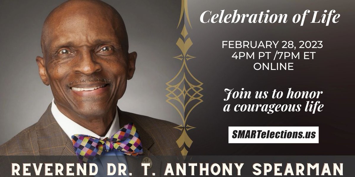 SMART Elections (@smart_elections) on Twitter photo Plz join to celebrate his achievements and honor his courageous life.
<a href="/bernstein_lynn/">π TENC founder, Lynn Bernstein β</a> will speak along with Rev Dr. Allison Lee of the #AMEZion Church & Rev Dr. Sandler.
On YouTube
m.youtube.com/watch?v=Zc9AT9β¦
On Facebook
m.facebook.com/events/1729692β¦
Sign up
mobilize.us/smartelections⦠Plz join to celebrate his achievements and honor his courageous life.
<a href="/bernstein_lynn/">π TENC founder, Lynn Bernstein β</a> will speak along with Rev Dr. Allison Lee of the #AMEZion Church & Rev Dr. Sandler.
On YouTube
m.youtube.com/watch?v=Zc9AT9β¦
On Facebook
m.facebook.com/events/1729692β¦
Sign up
mobilize.us/smartelectionsβ¦