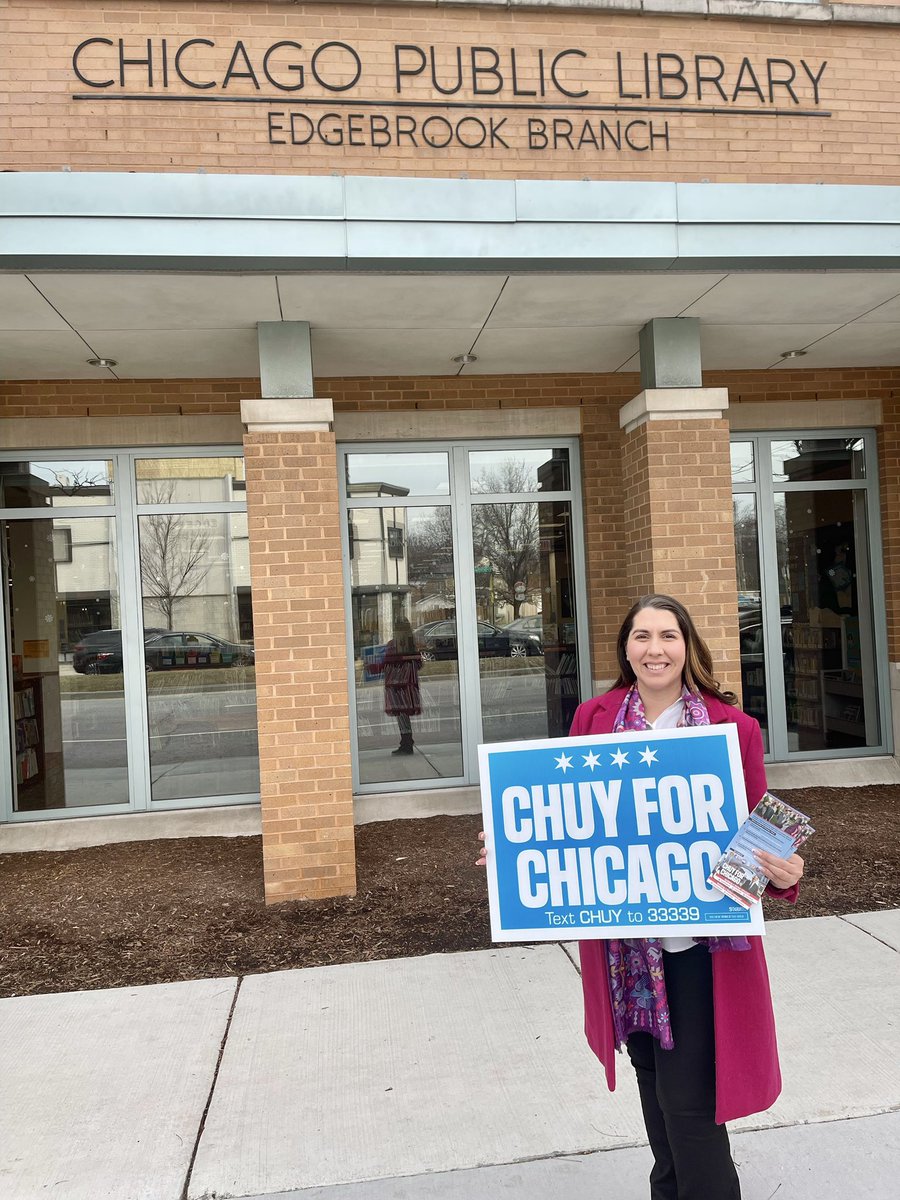 Eira4Us's tweet photo. 39th, 40th, 41st wards #HeyChicagoVote for @ChuyChicago for Mayor #Punch9 https://t.co/GgAbVjxciW