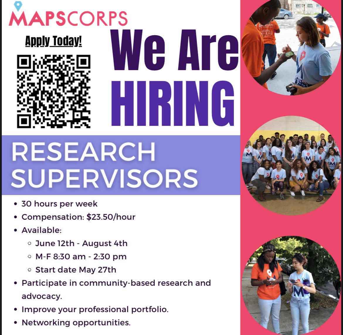 Join our team as a Research Supervisor! We're looking for candidates with a minimum of three years of teaching experience, and STEM or Humanities backgrounds are preferred. Help inspire the next generation of researchers! #Chicago #Research mapscorps.applytojob.com/apply/4vtEEpQu…