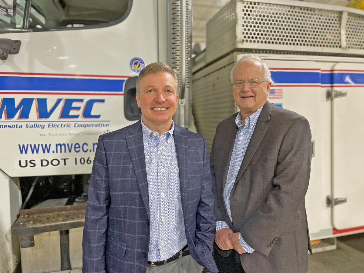 _MVEC_'s tweet photo. MVEC makes it official!

The co-op's Board of Directors officially named interim Chief Executive Officer Marvin Denzer as CEO this week. Denzer is the cooperative’s seventh general manager/CEO since MVEC was established in 1937. https://t.co/fwPQAbAAoc