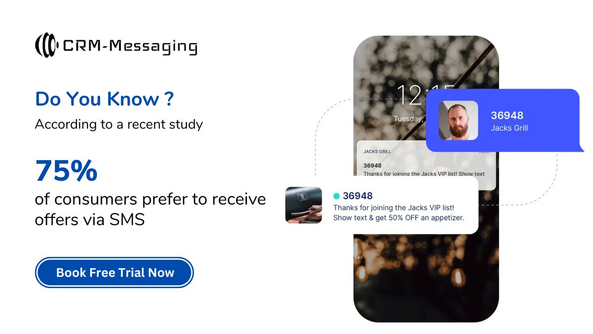 crmmessaging's tweet image. Make the most out of your marketing campaigns with HubSpot SMS delivery service. According to a recent study, 75% of consumers prefer to receive offers via SMS.
Visit: buff.ly/3OWbL77 

#HubSpotSMS #SMSdelivery #targetaudience #consumers&quot;