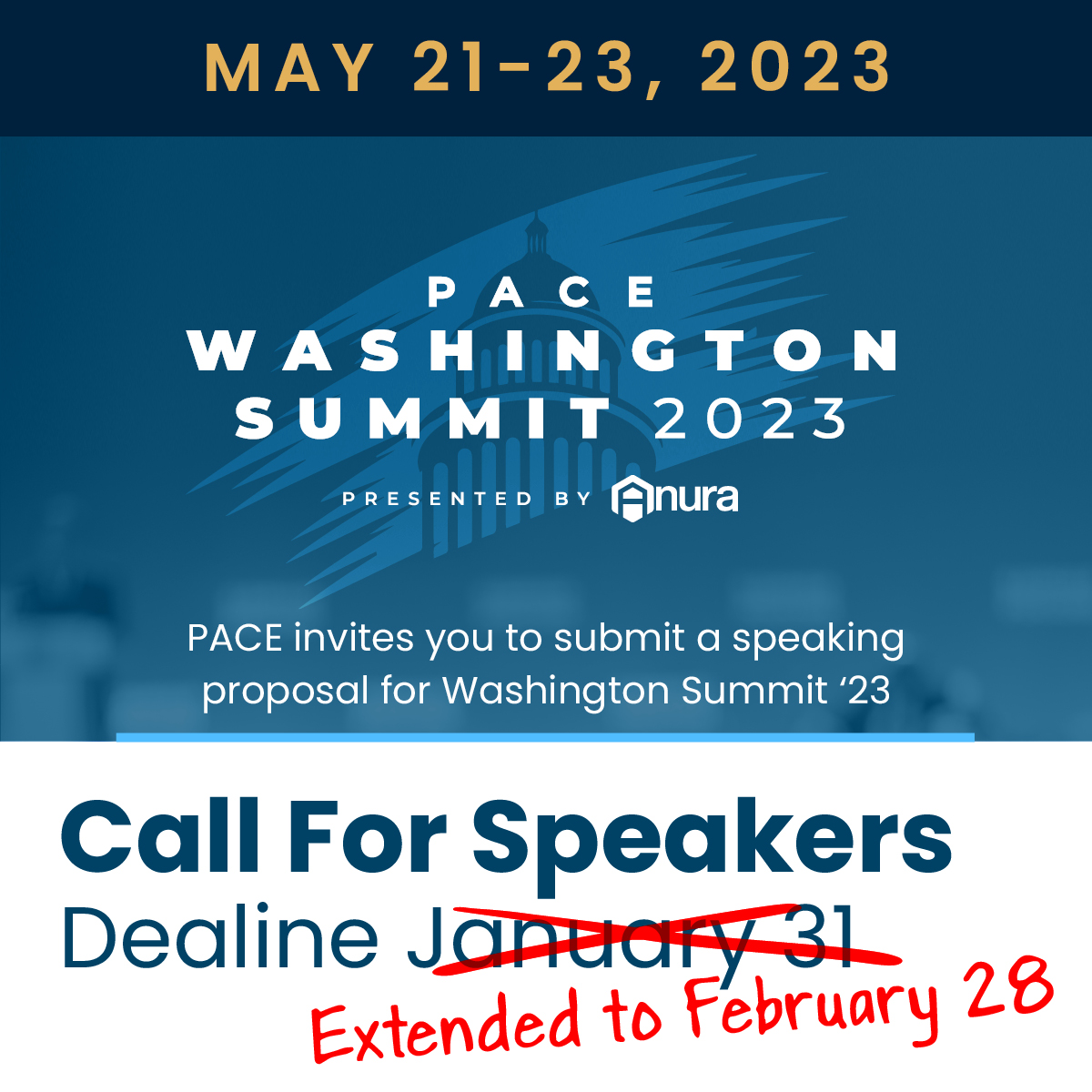 Say your piece . . . submit your speaking proposal TODAY! 📝📂

📣 It is the LAST DAY to enter to be a speaker at our Summit! 📣 bit.ly/3EIWlkv

#PACEDC23 #paceassociation #faceofpace #event #compliance #regulatory #TCPA #FTC #customerengagement #partnersofpace