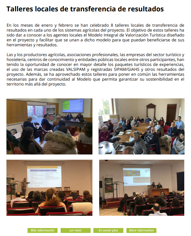 🇪🇸¡Extra, extra! Ya ha salido nuestro boletín nº 4 con toda la #actualidad del proyecto #VALSIPAM 
📥valsipam.eu/es/biblioteca
#giahs #sipam #sustainabletourism #agriculturalheritage 
<a href="/FAO/">Food and Agriculture Organization</a> <a href="/FAOenEspanol/">FAO en español</a> @Sudoe5
 <a href="/AgapaSipam/">Secretaría SIPAM AGAPA</a> <a href="/vallesalado/">Valle Salado (Álava)</a> @consellhorta <a href="/olivomilenario/">Olivos Milenarios Territorio Sénia</a> <a href="/AgriculturAnd/">Consejería AgriPesca</a>