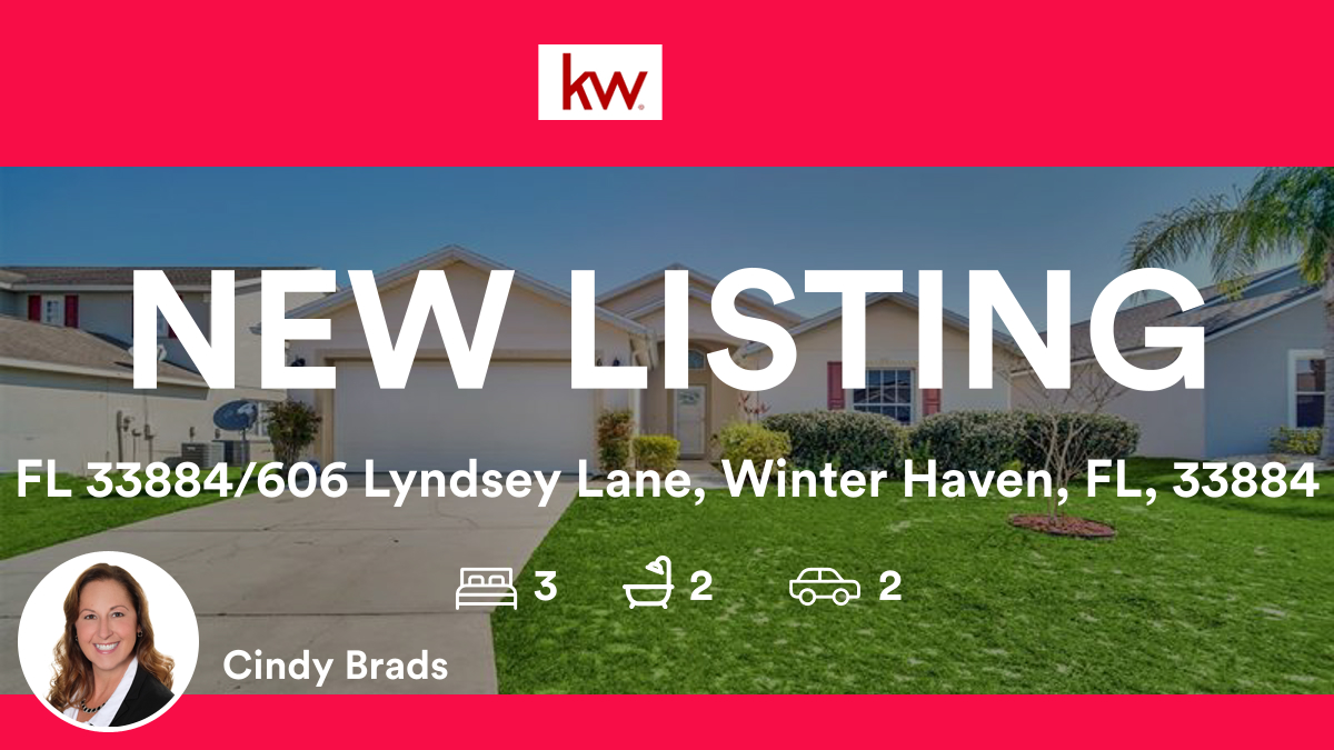 cindybrads's tweet photo. 🛌 3 🛀 2 🚘 2
📍 FL 33884/606 Lyndsey Lane, Winter Haven, FL, 33884

My latest listing on RateMyAgent.
 SL617076
https://t.co/6urjCtZCGP

...
#ratemyagent #realestate #Keller_Williams_Classic https://t.co/rdTFM1v0ox