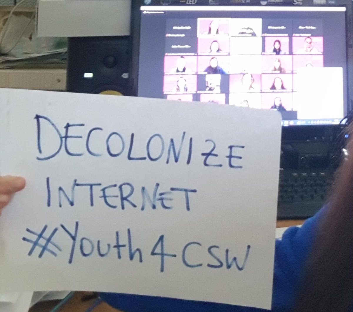 Let's close the #digitaldivide together! What's your key demand?

#CSW67 #GenerationEquality #Youth4CSW @UN @UN_CSW @UN_Women @UNYouthEnvoy @FFFMAPA #youthforum #digitalstrike #missingvoices #youthfeministcoleadership