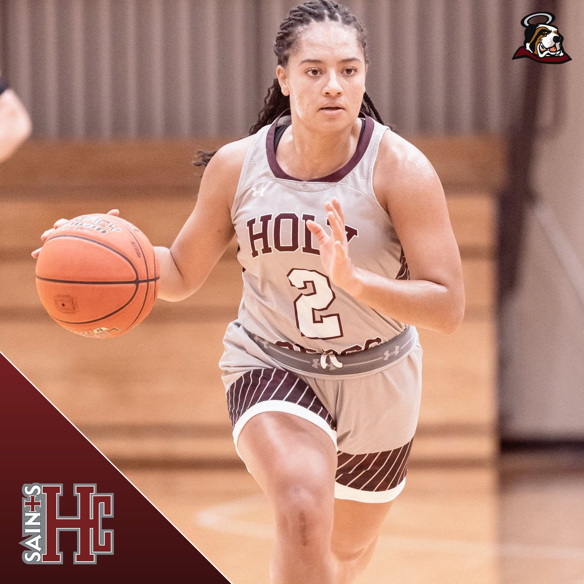 HOCROSAINTS's tweet photo. Congratulations to sophomore guard Jordyn Smith for being named CCAC Honorable Mention All-Conference. Jordyn averaged 14.3 points per game while dishing out 4 assists per game. 

@HolyCrossND 
@HCCWBB_ https://t.co/1tVerbeGax